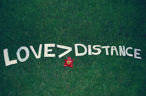 Love is better than distance Love is better than distance