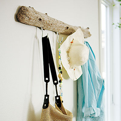 Driftwood coatrack