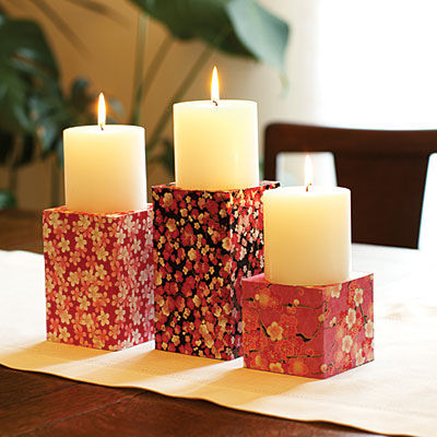 Craft paper candle holder Craft paper candle holder