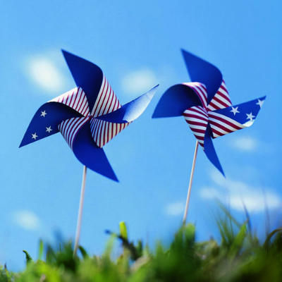 Star spangled pinwheels Star spangled pinwheels
