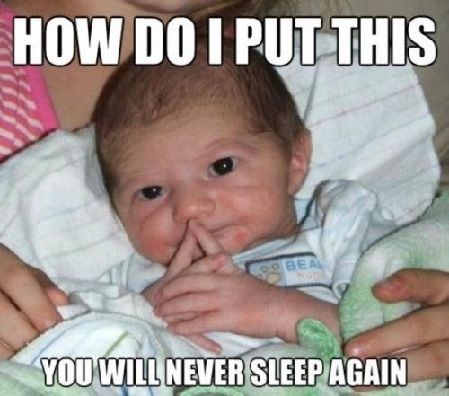 You will never sleep again