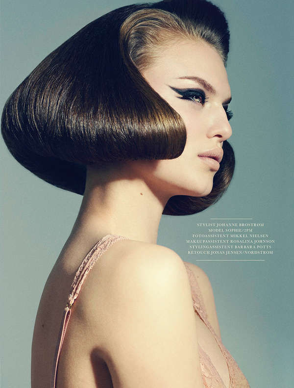60s inspired hair