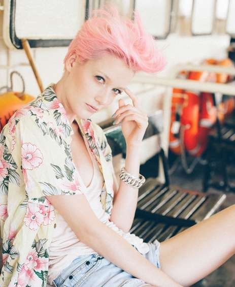 Cotton candy hair