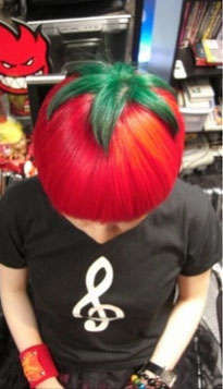 Veggie inspired hairdos