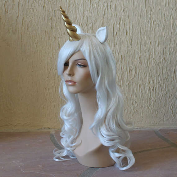 Fantasy horned hair