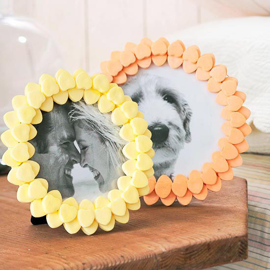 Candy heart frames