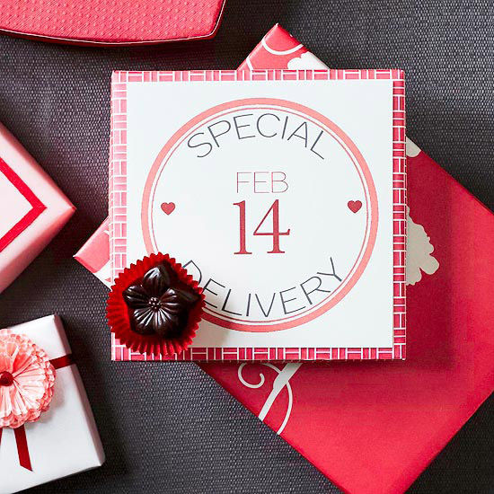 Special delivery candy box