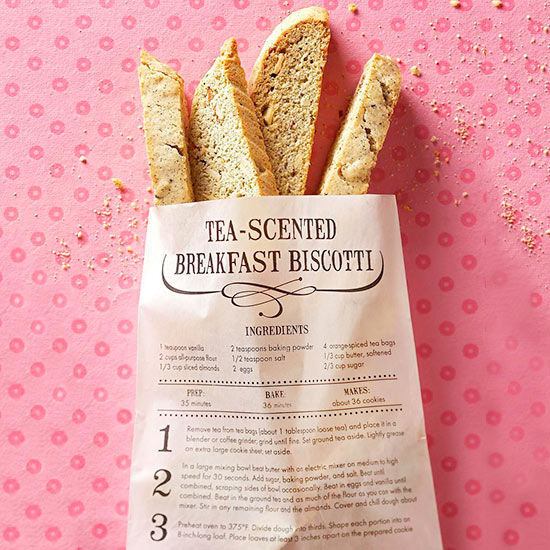 Sweet biscotti food gift