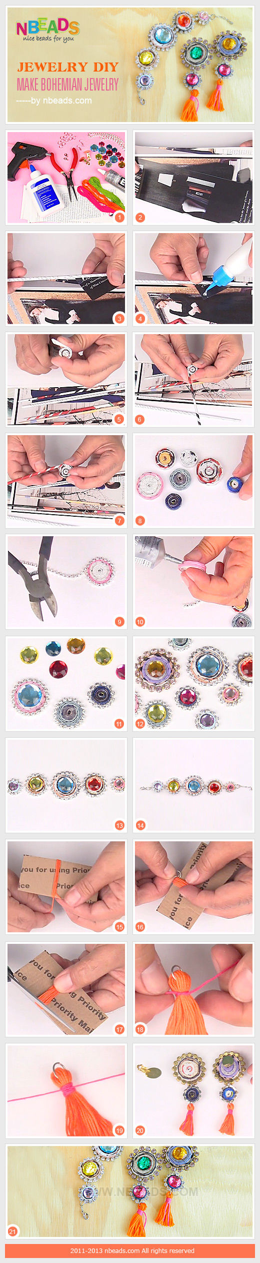 Jewelry DIY - Make Bohemian Jewelry