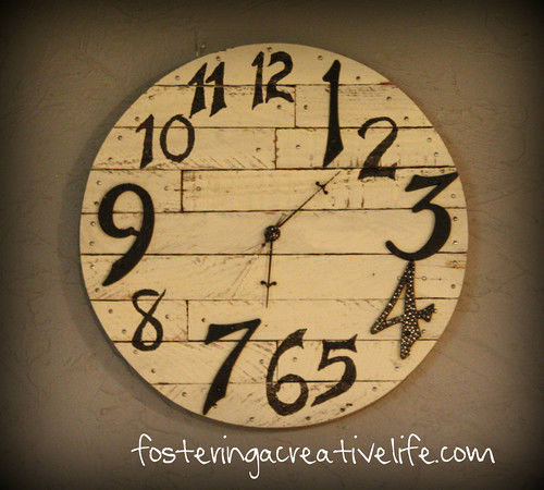 Rustic wall clock