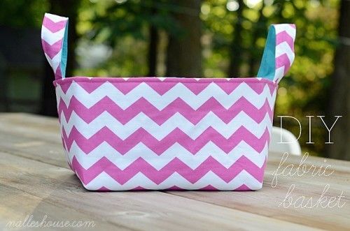 Simple fabric baskets Simple fabric baskets