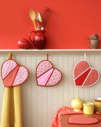 Heart shaped pot holders Heart shaped pot holders