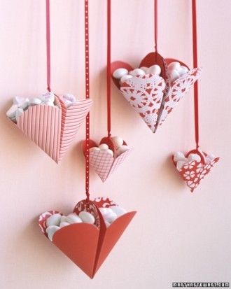 Bonbon filled hearts