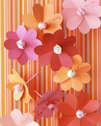 Heart and lollipop flowers Heart and lollipop flowers