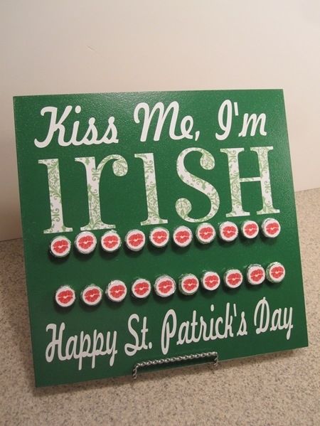 Kiss me im irish board Kiss me im irish board