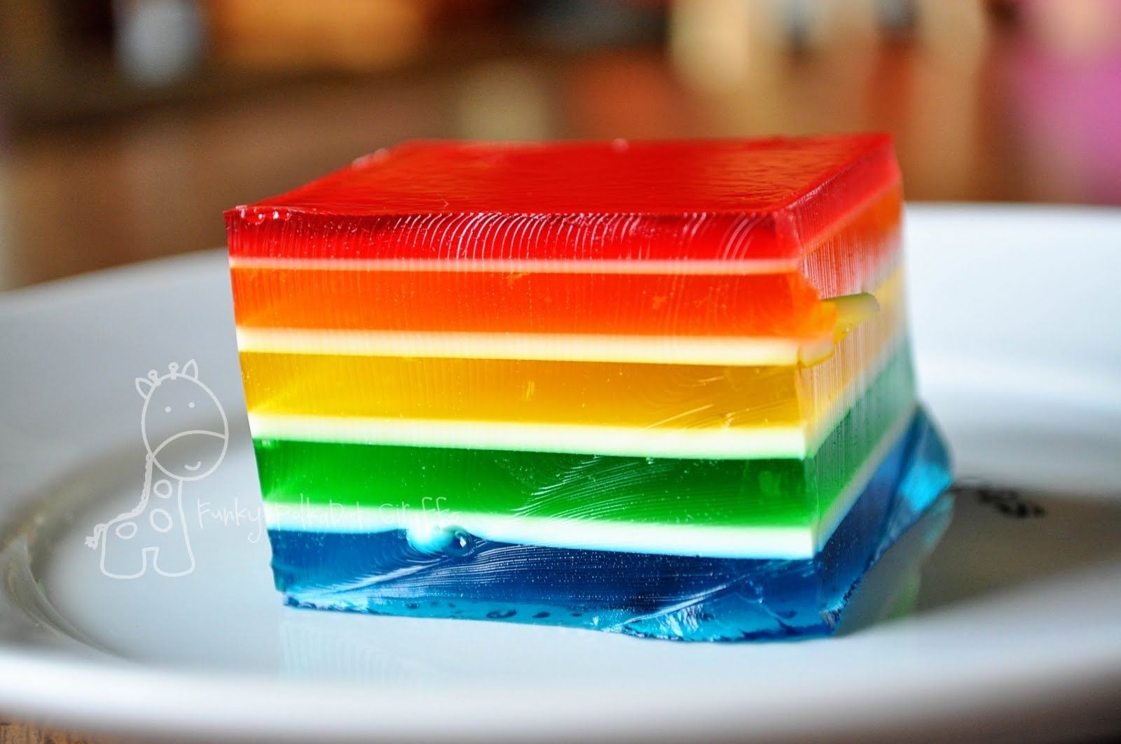 Rainbow jell-o
