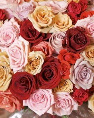 Glittered Roses