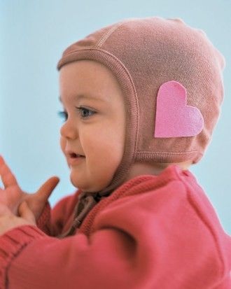 Felt heart hat