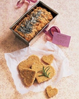 Rosemary walnut shortbread cookies