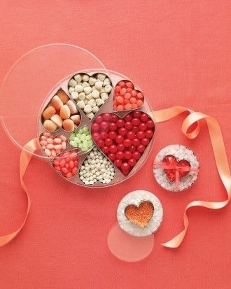 Modern valentine candy