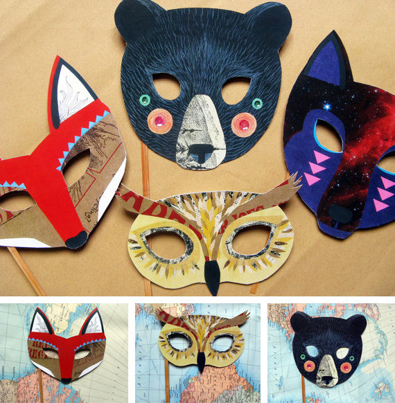 Animal mask set