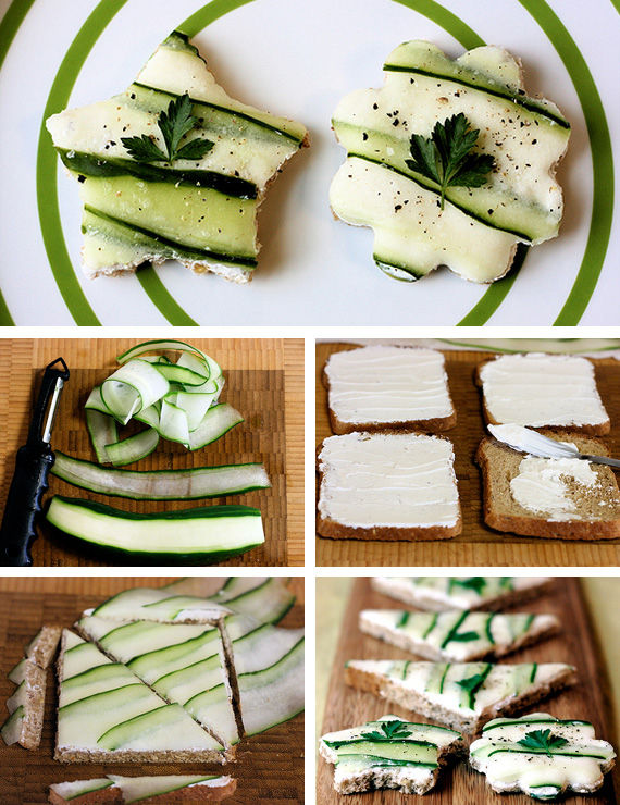 Cucumber sandwiches
