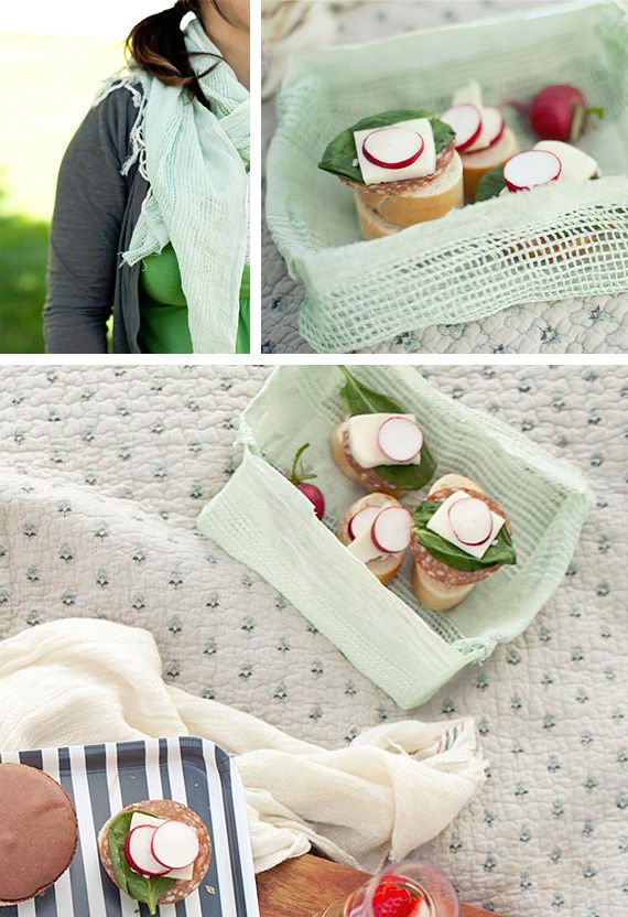 DIY picnic basket