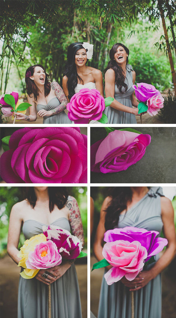 Giant paper rose Giant paper rose
