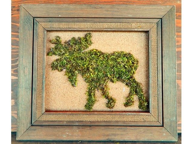 Moss moose silhouette Moss moose silhouette