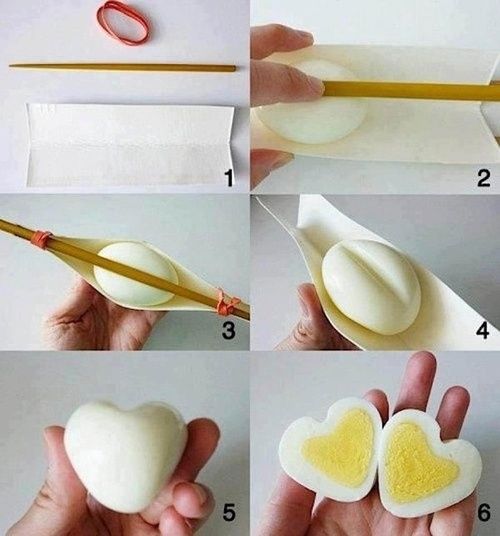 DIY Heart Eggs DIY Heart Eggs