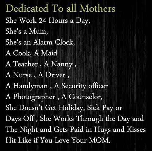 Dedicated To All Mothers