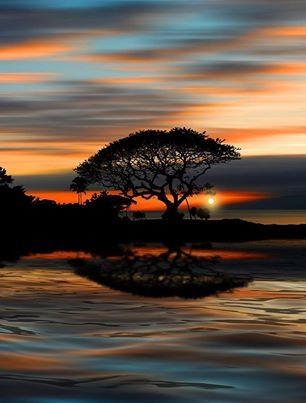 Crayon-Colored Sunset!! Crayon-Colored Sunset!!