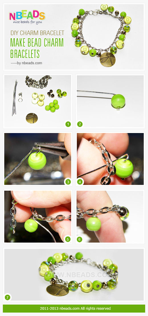 DIY Charm Bracelet - Make Bead Charm Bracelets DIY Charm Bracelet - Make Bead Charm Bracelets