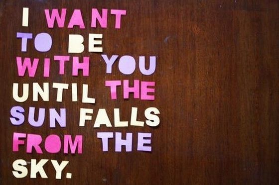 I want to be with you I want to be with you
