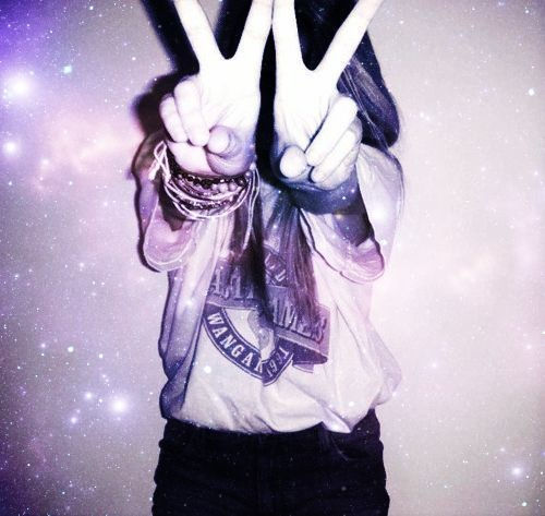 Peace signs