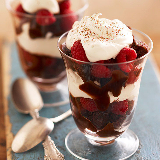 Brownie trifles Brownie trifles
