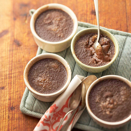 Chocolate ancho creme brulee