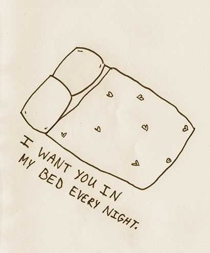 I want you in my bed every night I want you in my bed every night