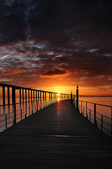 Sunset at the pier Sunset at the pier