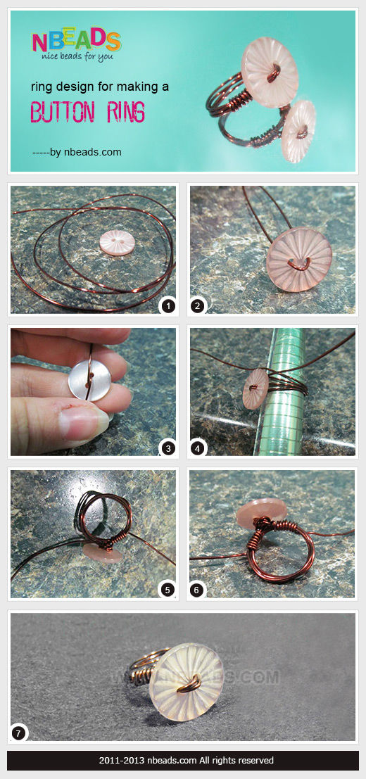 Ring Design for Making A Button Ring