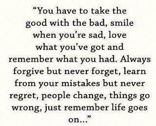 life goes on