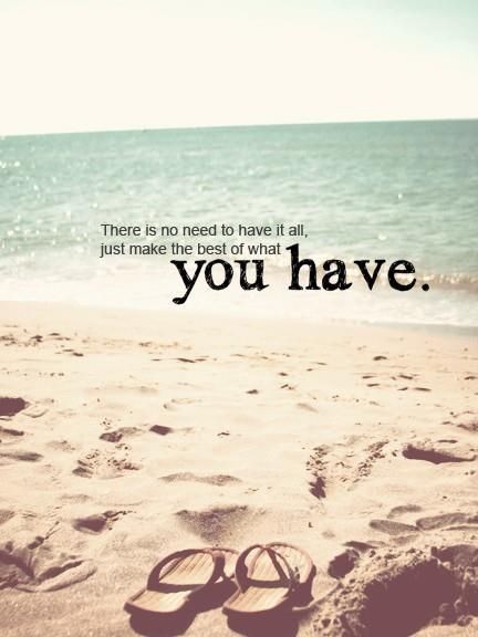 What you have