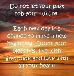 Do not let your past rob you Do not let your past rob you