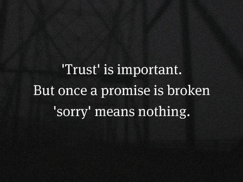 Trust is important