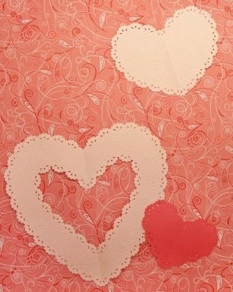 Corner punched heart