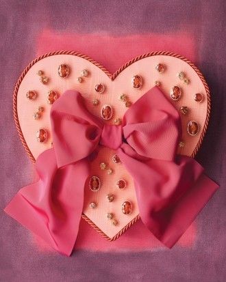 Bejeweled valentines day box