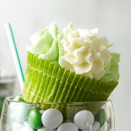Shamrock Milk Shake Cupcakes Shamrock Milk Shake Cupcakes