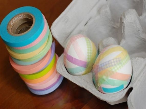 Washi tape eggs