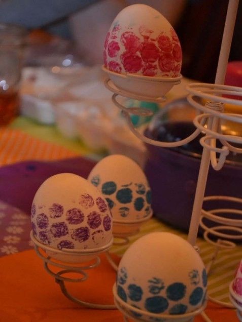 Bubble wrap eggs