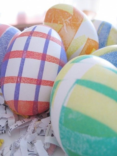 Duct tape eggs